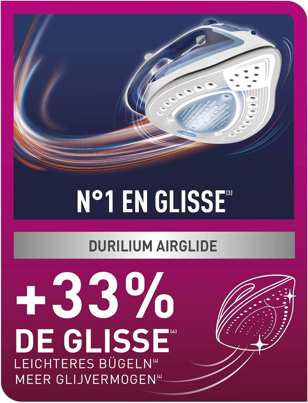 Calor FV5715C0 Dampfbügeleisen, Marineblau