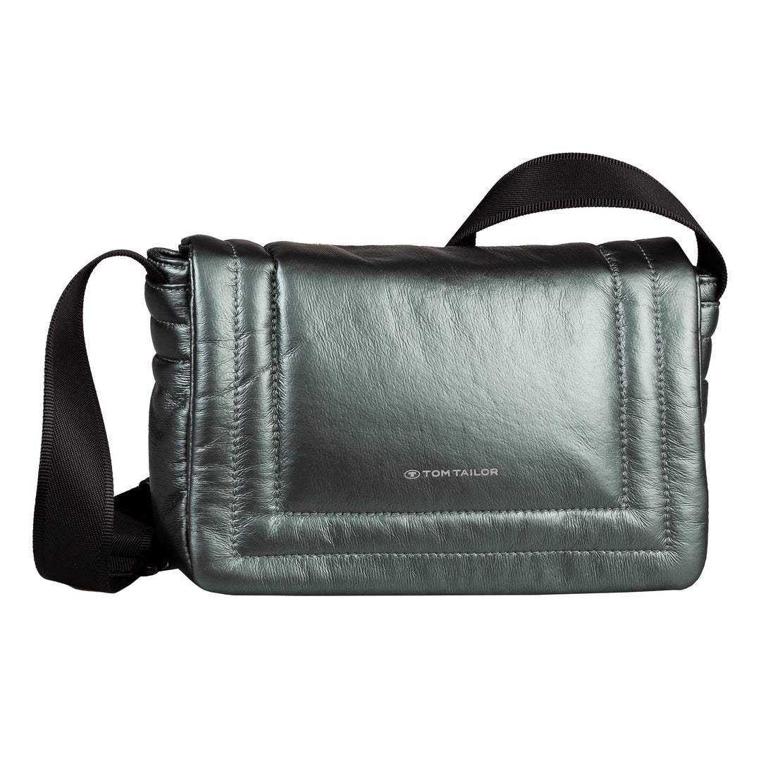 TOM TAILOR bags Jody Damen Umhängetasche Umschlagtasche Klein Silber Grün, Grün