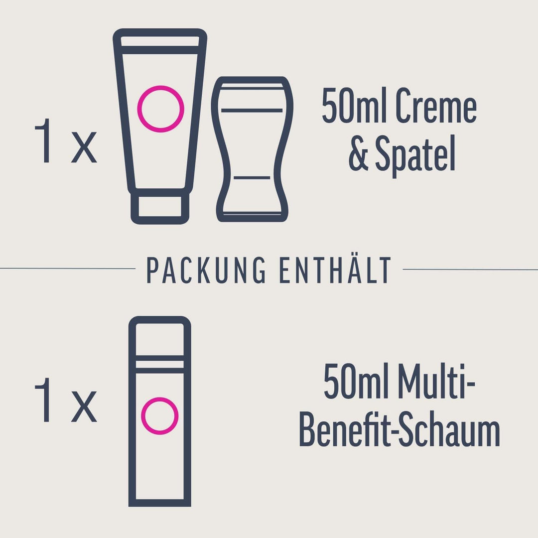 Veet Expert/Men Intim-Haarentferungs-Set für Sie und Ihn - Enthaarungscreme für den Intimbereich - i