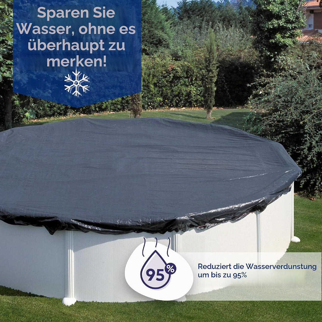 Gre CIPROV611P – Extra Abdeckung für ovale Pools 610x375 cm und Pool in acht 500 x 340, 180 g/m², Sc