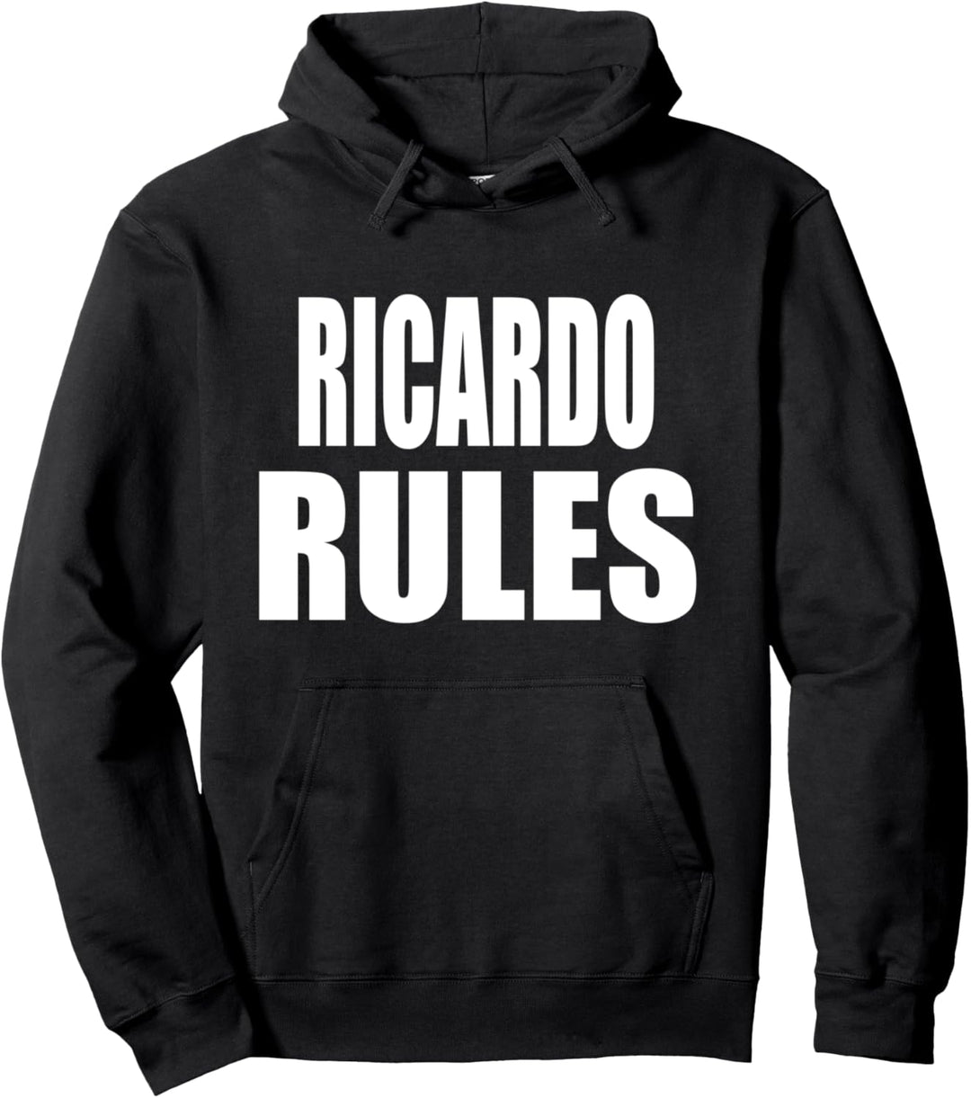 Ricardo Regeln Sohn Tochter Junge Mädchen Babyname Pullover Hoodie