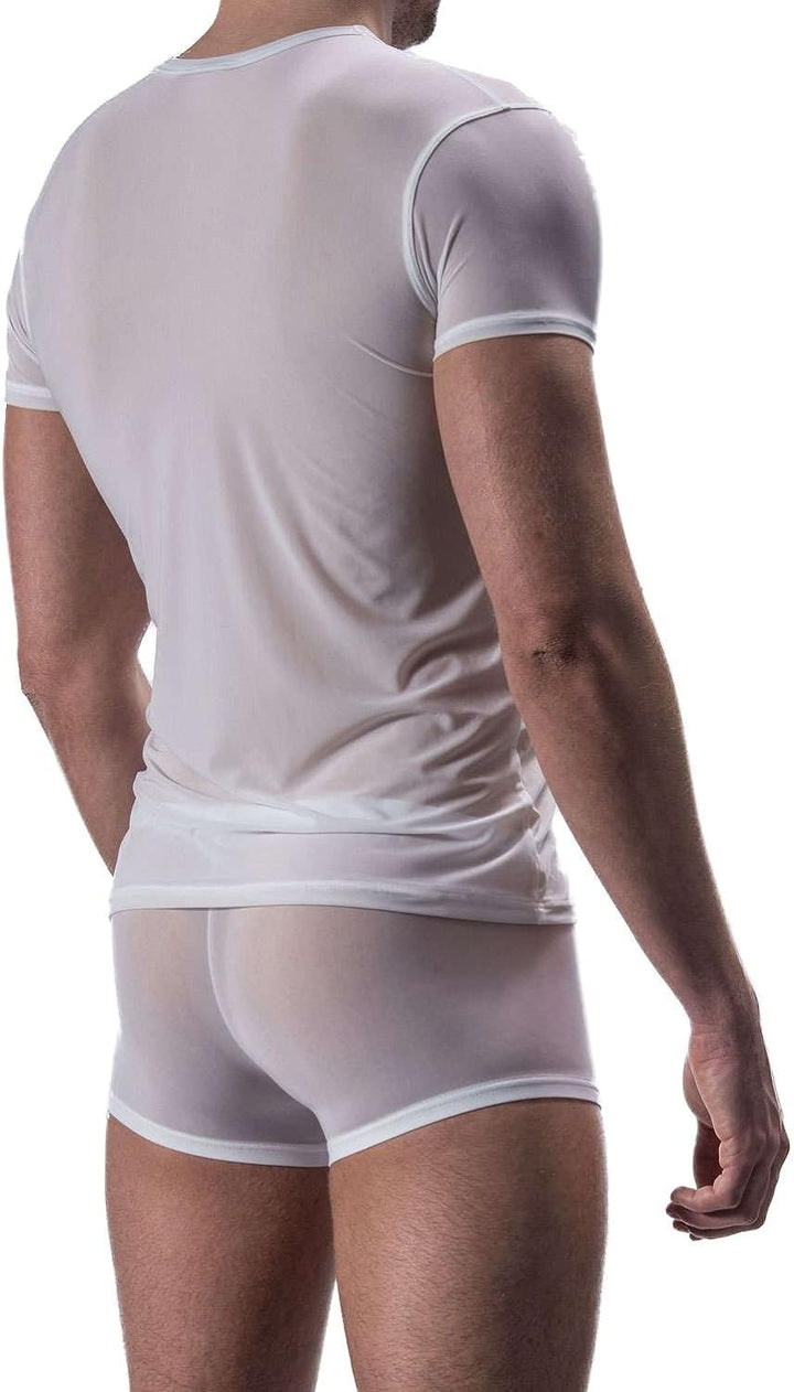 Manstore 2-06192, weiss, Grösse M, V-Shirt M101 für Männer Weiss M, Weiss M