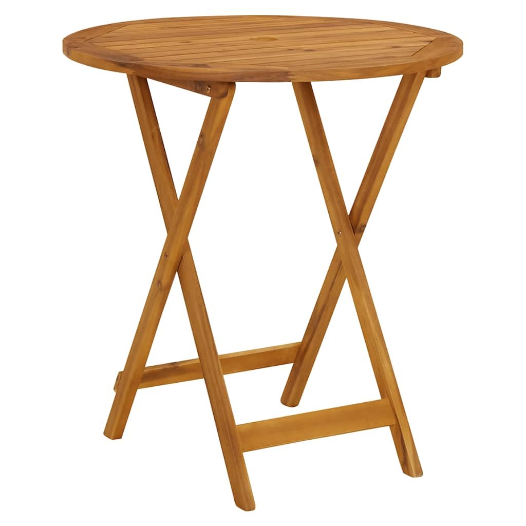 vidaXL Akazienholz Massiv Gartentisch Klappbar Klapptisch Esstisch Holztisch Bistrotisch Gartenmöbel