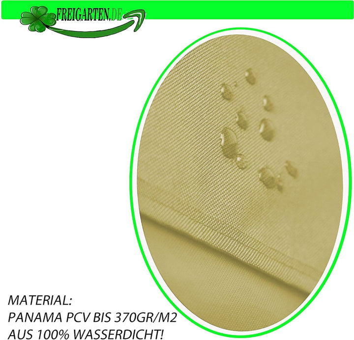 freigarten.de Ersatzdach für Pavillon 3x4m Pavillondach Gartenpavillondach Pavillonabdeckung Sand An