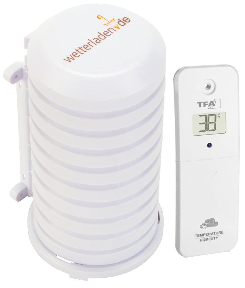 TFA 30.3800.02 Thermo-Hygrosender für View Geräte Breeze Meteo Show (weiss mit JM Schutzgehäuse), we