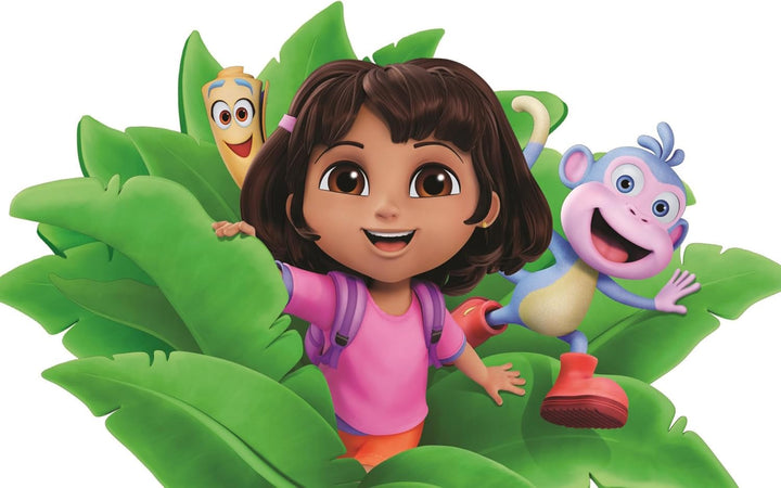 Clementoni Quiz-Bodenpuzzle - Dora - Interaktives Puzzle mit Stift, Lernspiel für Kinder ab 3 Jahren