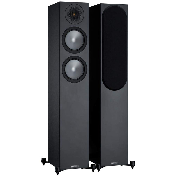Monitor Audio Bronze 200 6G | Farbe: Schwarz | Standlautsprecher | Paar | Stereo & Heimkino | 2,5-We