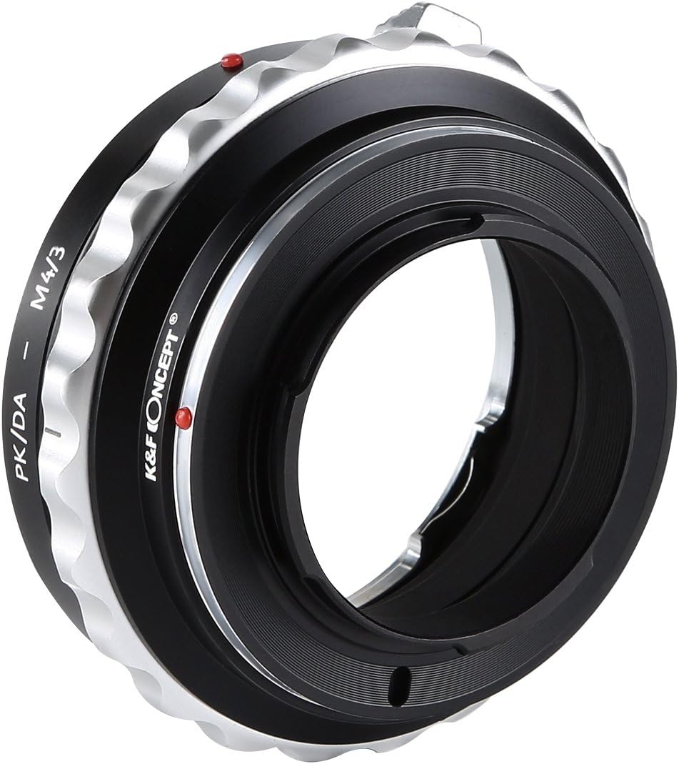K&F Concept- Kompatibler Objektivadapter für Pentax PK/DA K PK AF DA Objektiv und Micro Four Thirds