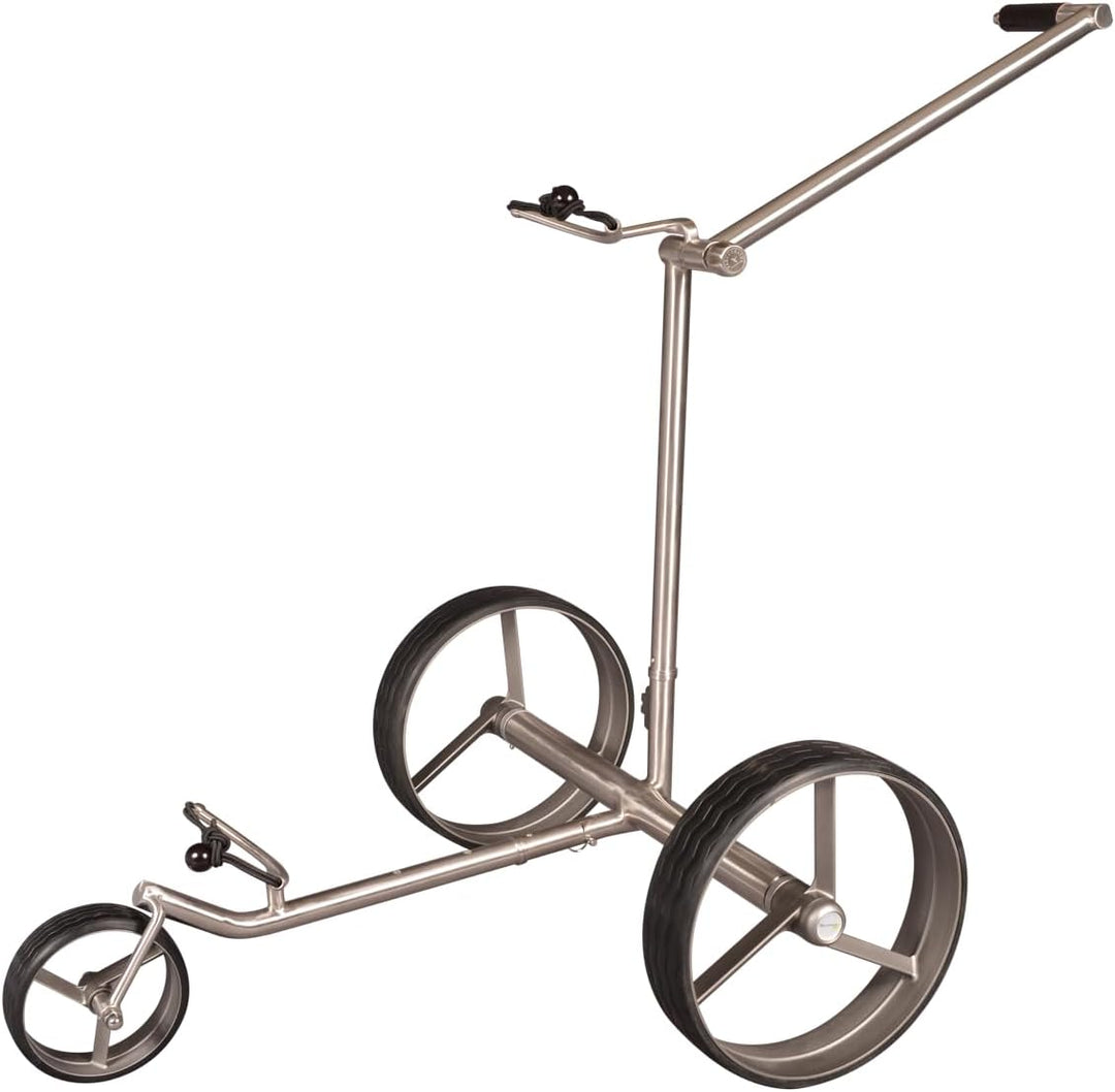 Parccurate Kolibri Edelstahl Lithium Elektrotrolley Golfcaddy, mit Falt-/Zerlege-Design, Basismodell