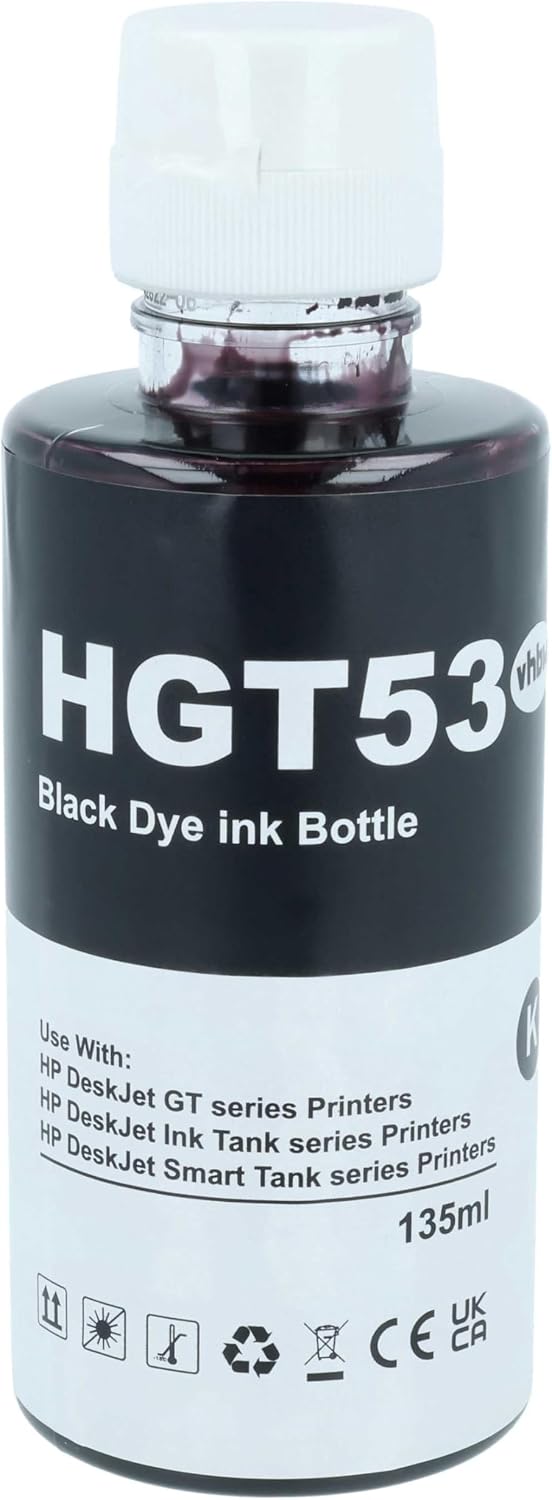 vhbw 4X Nachfülltinte kompatibel mit HP Smart Tank 419 | 415, 5105, 455, 450, 319, 315, 457 Drucker