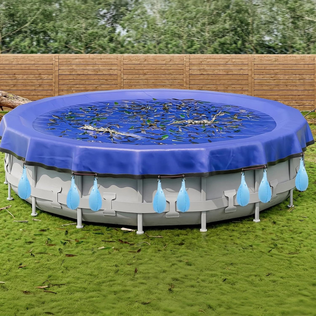 12 Stück Wassersack Pool, 35 x 23,5 cm Wasserbeutel für Schwimmbäder | Verstärktes PVC Pool Wandtasc