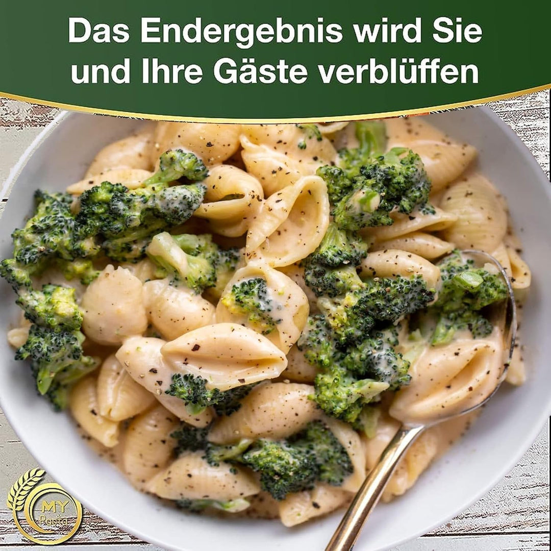 MY PASTA - Beds Shell/Muschelschale - Zubehör für Nudelmaschinen Nudelscheibe kompatibel mit Philips