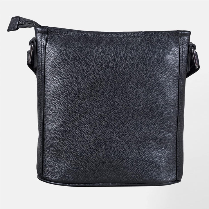 LEABAGS Leder Handtasche Damen I Premium Echtleder Umhängetasche I Schultertasche I Damentasche I Tr