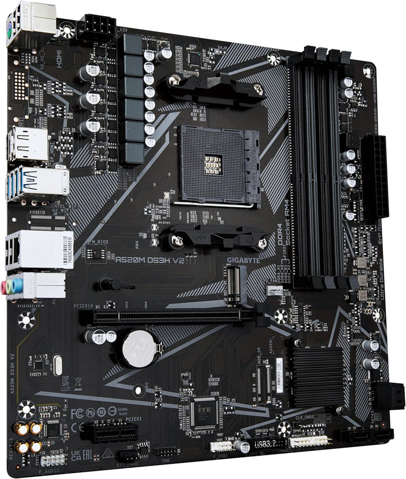 Gigabyte A520M DS3H V2 AM4/DDR4/HDMI-DP/µATX