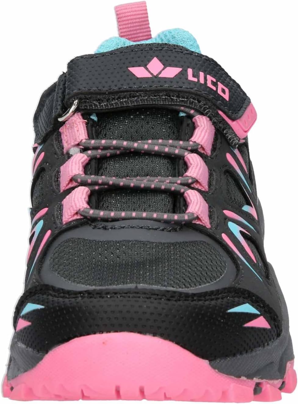 Lico Unisex Kinder Allen Vs Cross-Laufschuh 27 EU Anthrazit Pink Türkis, 27 EU Anthrazit Pink Tü