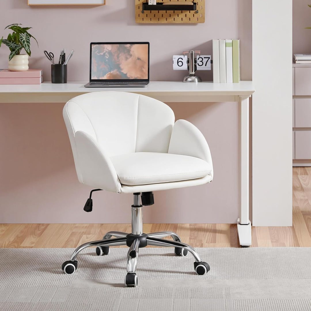 Yaheetech Schreibtischstuhl Ergonomisch Bürostuhl bis 136 kg Belastbar, Drehstuhl Höhenverstellbar C