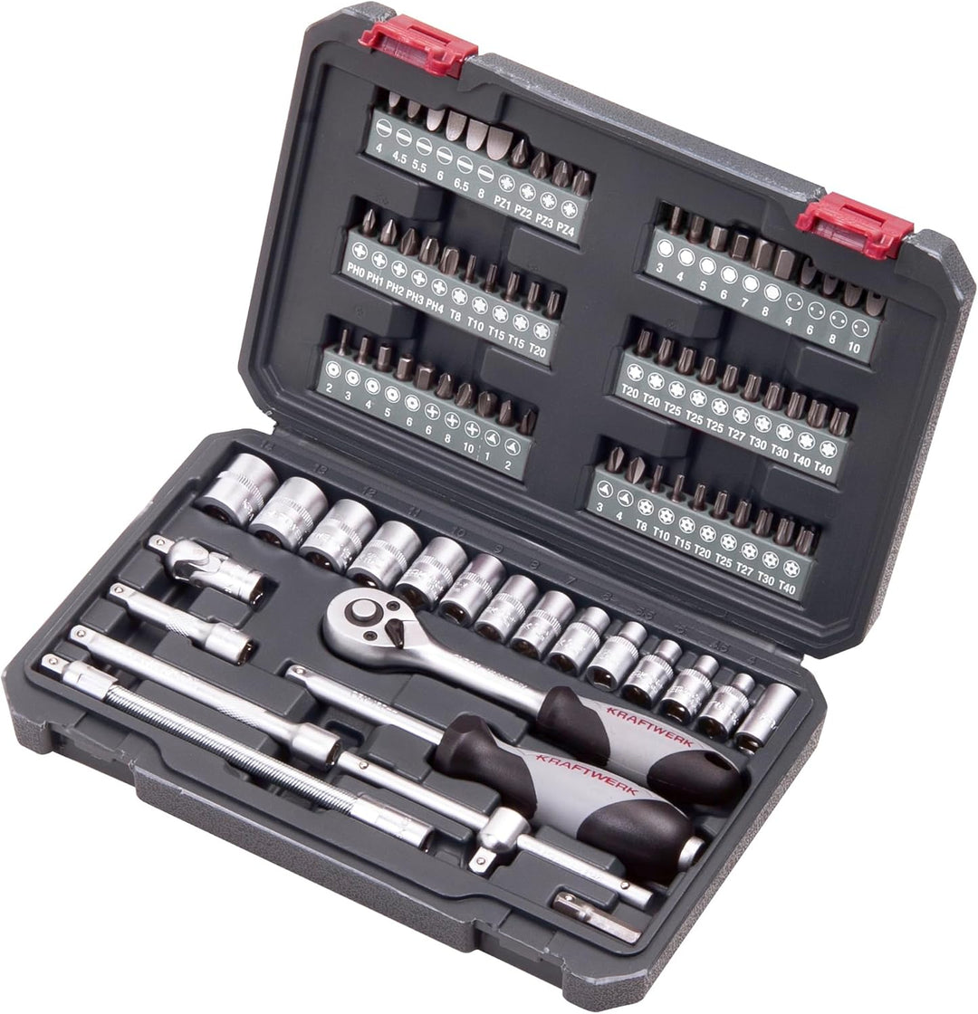 Kraftwerk 204.101.001 Steckschlüssel-Satz 1/4"