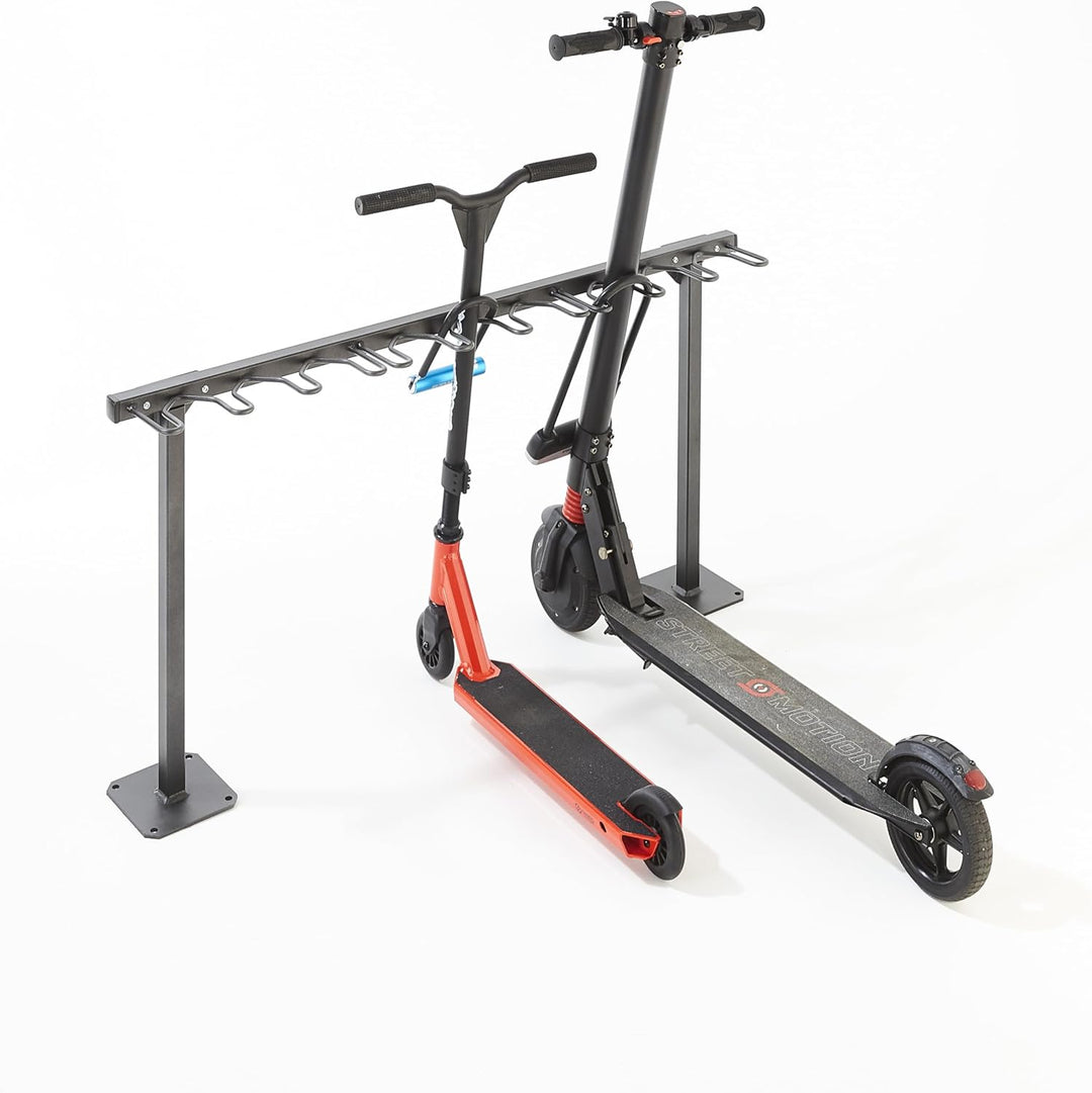 Halterung für 9 Scooter Modell auf dem Boden M509S