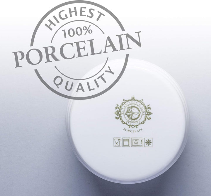 WM Bartleet & Sons Honigtopf aus Porzellan weiss, Weiss