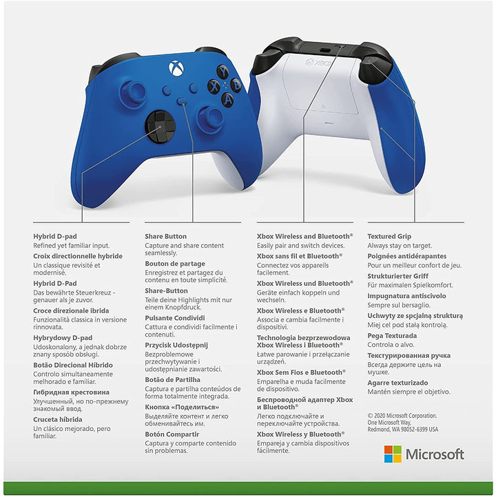 Xbox Wireless Controller Shock Blue