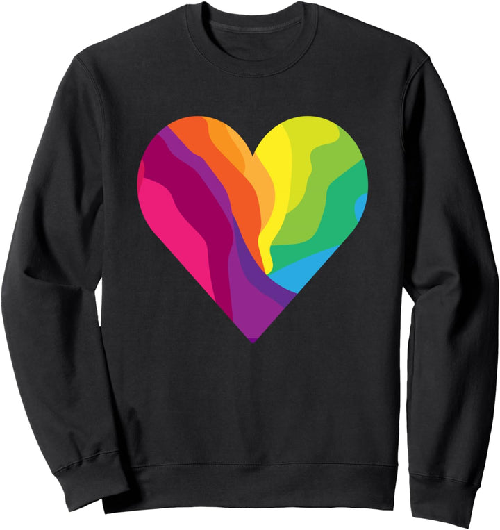 LGBT-Stolz Farben Herzflagge Stolz Monat LGBT Pride Sweatshirt