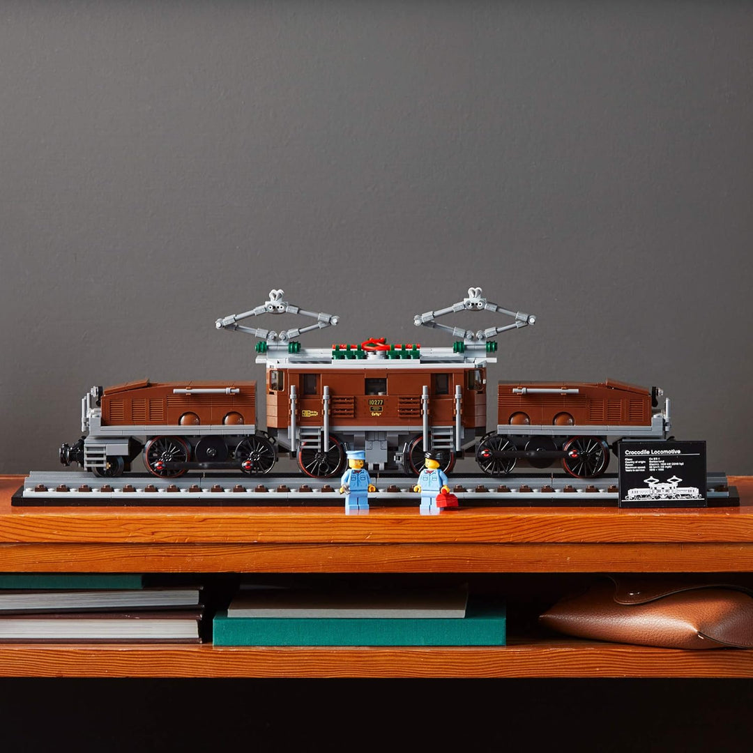 lego Crocodile Locomotive 10277 Building Kit; Recreate The Iconic Crocodile Locomotive with This Tra