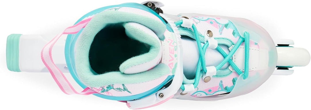 Raven Princess 3in1 Inline Skates Triskates Rollschuhe Inliner für Kinder Mädchen verstellbar 34-37