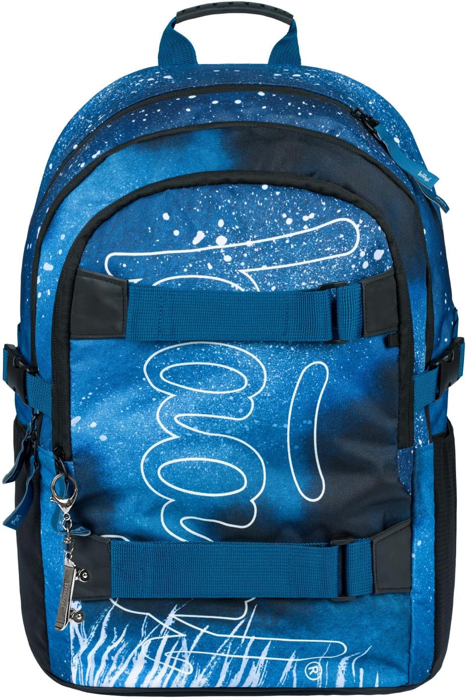 Baagl Schulrucksack Set Jungen Mädchen 3 Teilig, Schultasche ab 3. Klasse, Grundschule Ranzen mit Br