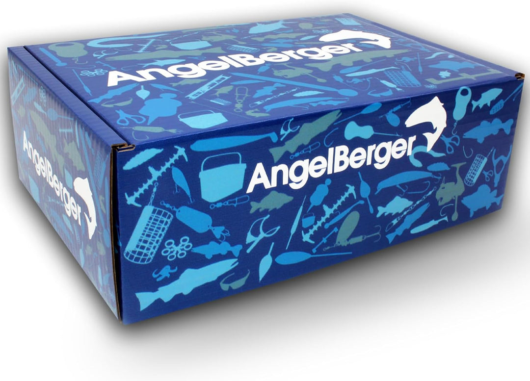 Angel Berger Pro Monatsbox Angelbox gefüllt mit Angelzubehör Promo Box Fishing Tackle Geschenk Angel
