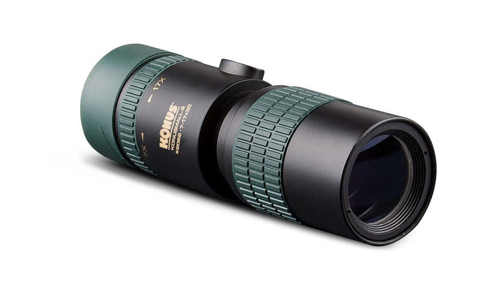 KONUS | KONUSMALL-2 Taschen-Jagdmonokular, Doppelfokus, mit variablem Zoom 7-17x30