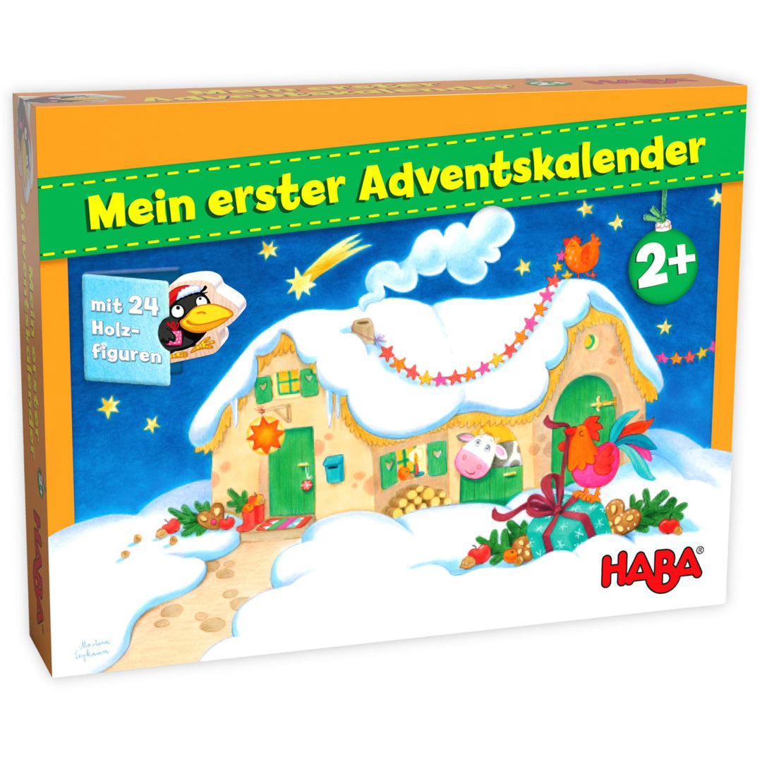 HABA 304902 - Mein erster Adventskalender Bauernhof, für Kinder ab 2 Jahren, Bauernhof