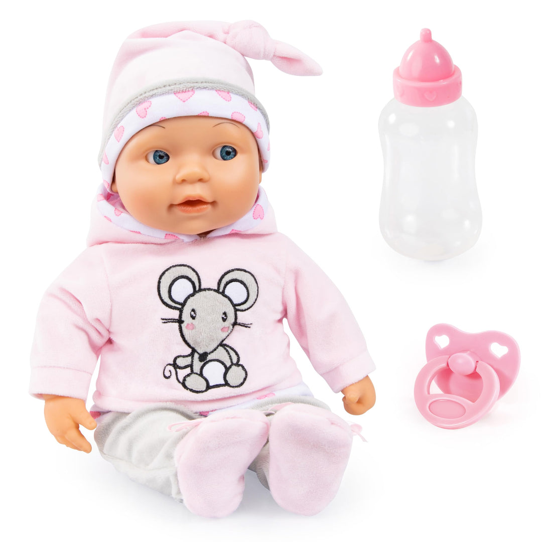 Bayer Design 93844AA Puppe Lisa Magic Eyes, bewegt die Augen, mit Babylauten, interaktiv, sprechend,