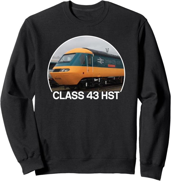 Class 43 HST High Speed Train British Locomotive Engine Sweatshirt
