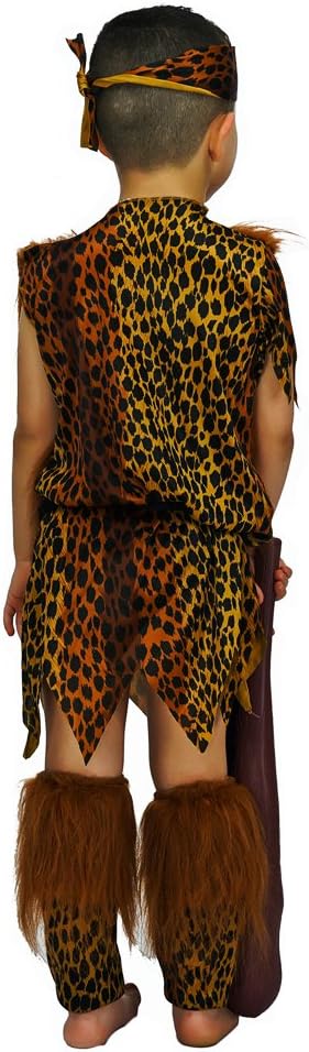 SEA HARE Child Caveman Kostümset 10-12 Jahre, 10-12 Jahre