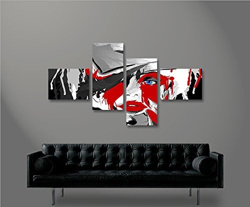 islandburner Bild Bilder auf Leinwand Street Art V3 Moderne Kunst 4L XXL Poster Leinwandbild Wandbil