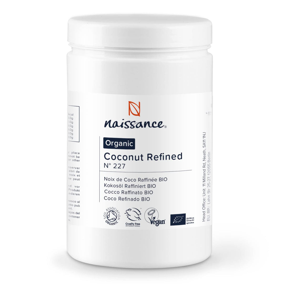 Naissance Kokosöl, raffiniert 1kg (1000g) BIO zertifiziert 100% rein 1 kg (1er Pack), 1 kg (1er Pack