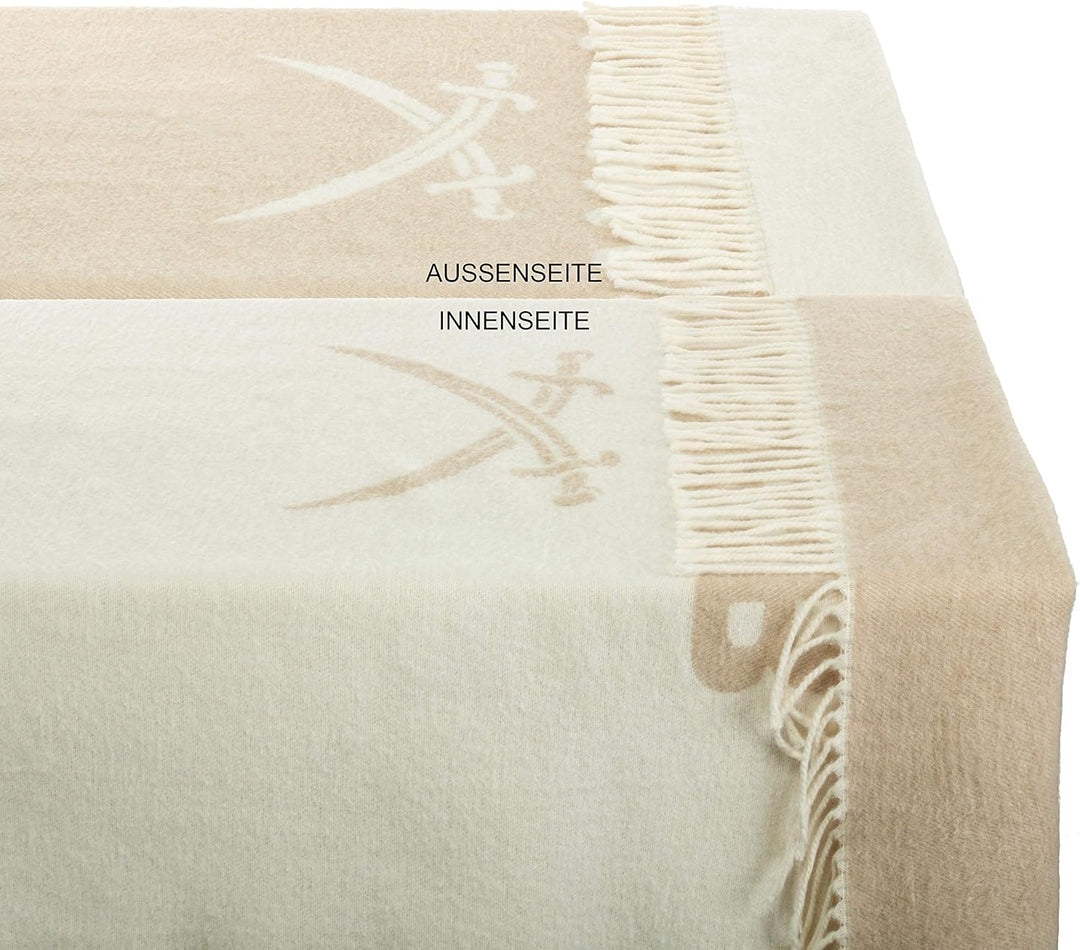 Sansibar Wohndecke mit Fransen Jacquard Scotch Decke Tagesdecke Überwurf 150x200 cm (ca.150x200 cm,
