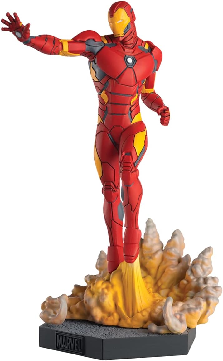 Eaglemoss MVSEN001 30600604120 Iron Man Battle Pose Figur Massstab 1:16, Bunt, único