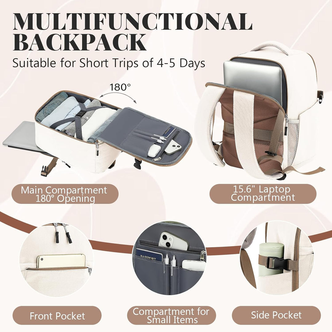 Hayayu für Easyjet Handgepäck 45x36x20 Reise Rucksack Handgepäck Flugzeug Tasche Reiserucksack 30L R