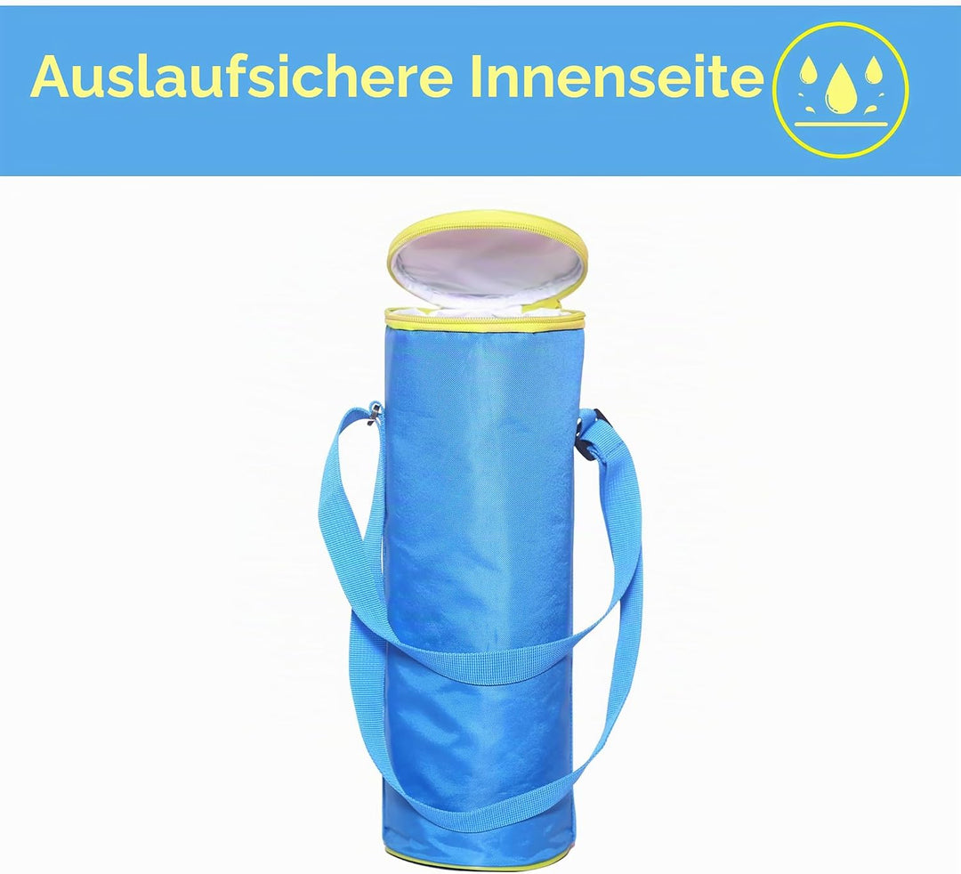 Leberna Isolierte Flaschenkühltasche, faltbar, Weinflasche, Picknick, Getränke, Tragetasche mit vers