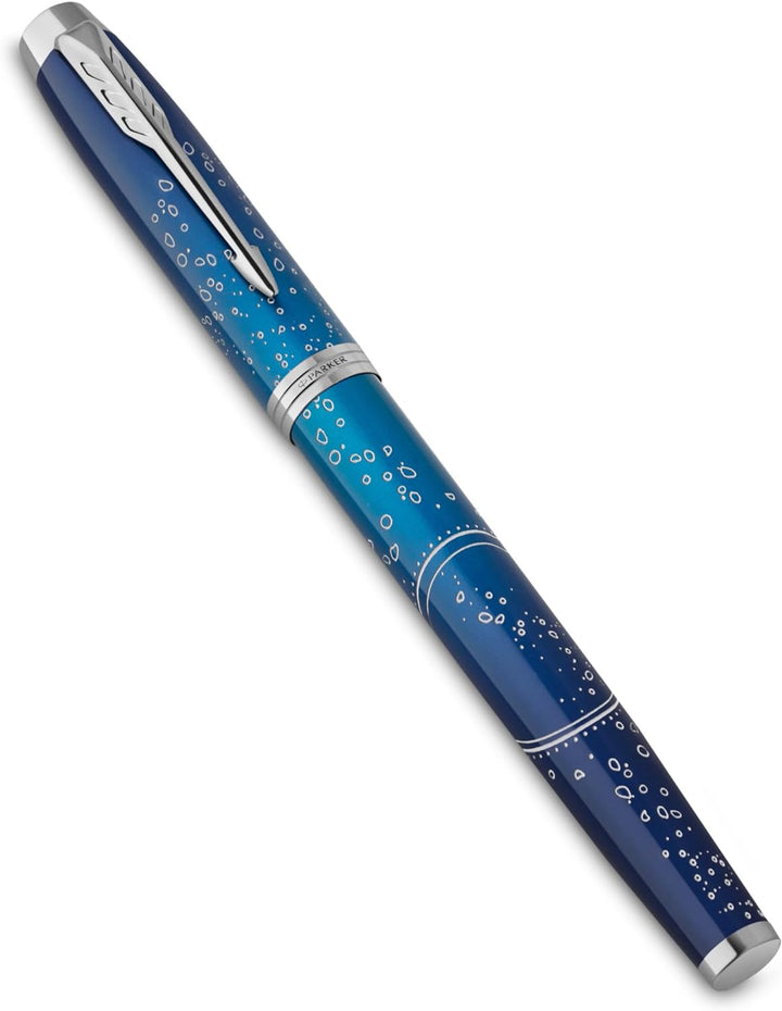 Parker Tintenroller IM Premium Special Edition Submerge | feine Spitze | schwarze Tinte | mit Presti