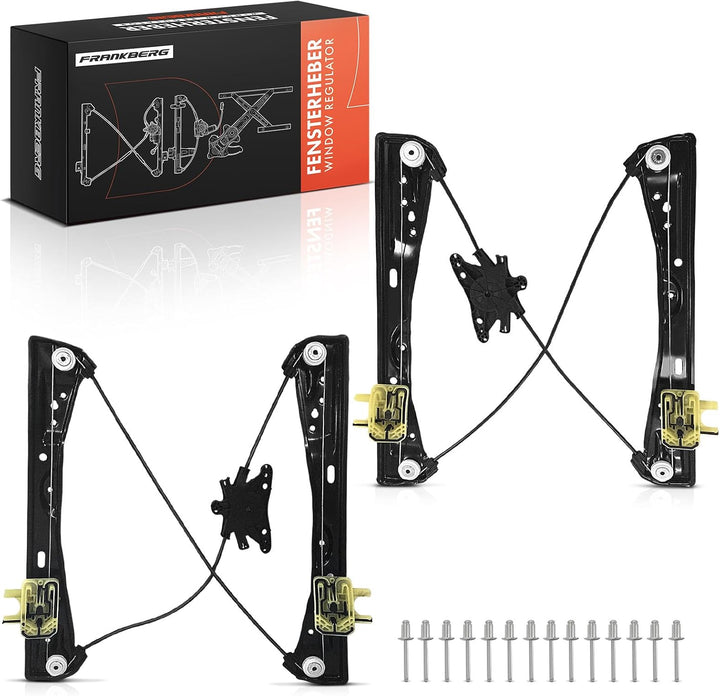 Frankberg 2x Fensterheber Elektrisch Ohne Motor Vorne Links Rechts Kompatibel mit 7er G11 G12 730d 3