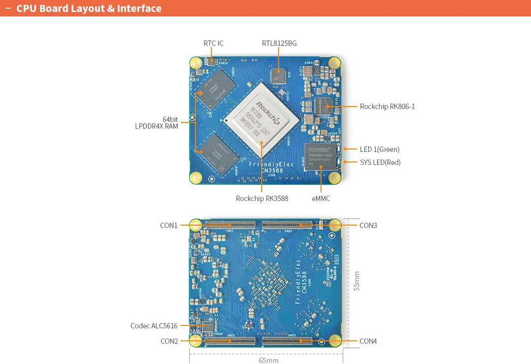 youyeetoo CM3588 Mini NAS Platform, up to 8K Video, RK3588,OpenMediaVault fit,16GB/8GB LPDDR4X, 4 x