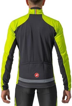 Castelli Herren Transition 2 Jacket Jacket M ELECTRIC LIME/DARK GRAY-BLACK, M ELECTRIC LIME/DARK GRA