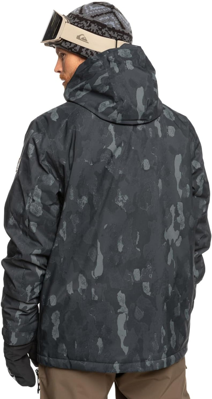 Quiksilver Herren Mission Printed Jk Jacket (1er Pack) S Nature Zoom Dark Shadow, S Nature Zoom Dark
