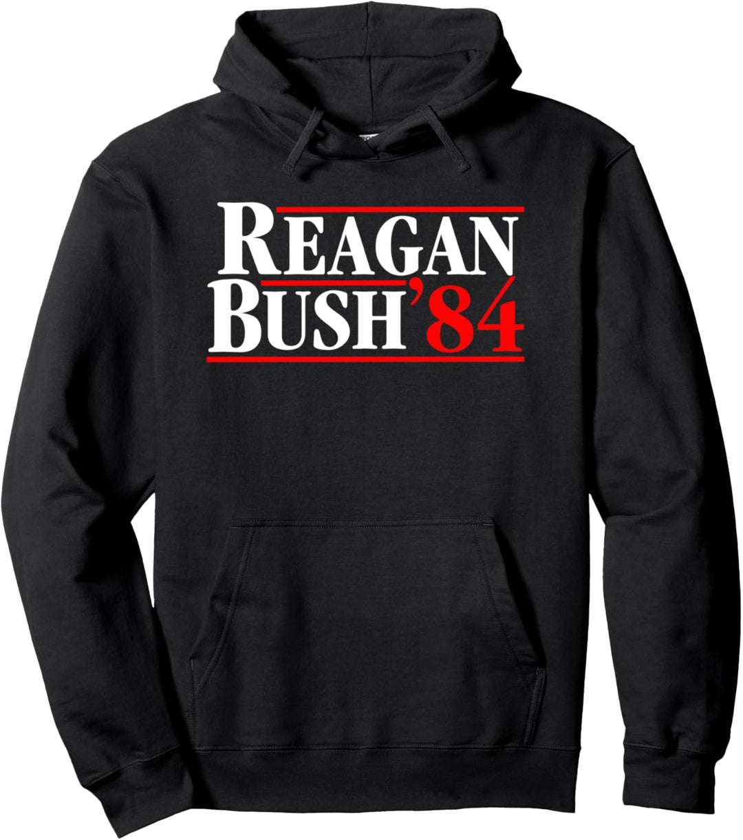 Reagan Bush 84 Pullover Hoodie