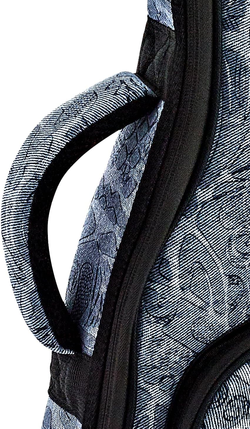 ORTEGA Gigbag für Konzert Ukulelen - Denim Look Blue (OUB-CC-BLJ)