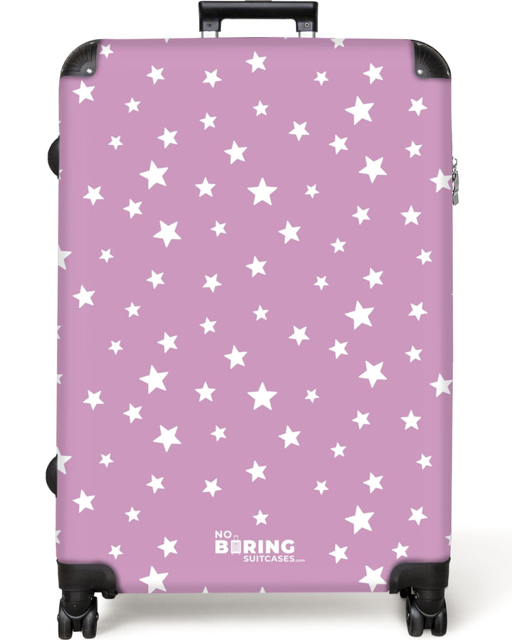 NoBoringSuitcases.com® Koffer XL Gross 77x51.5x28 cm Hartschale Reisekoffer 4 Rollen Leicht Koffer T