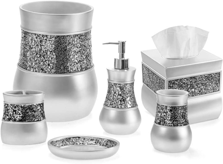 Creative Scents Badezimmer-Mülleimer – dekorativer Abfalleimer für Badezimmer, Puderzimmer oder Wohn
