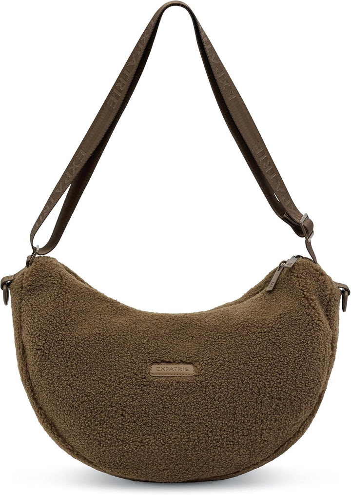 Expatrié Moon Bag Damen - Leni Hellbraun, Hellbraun